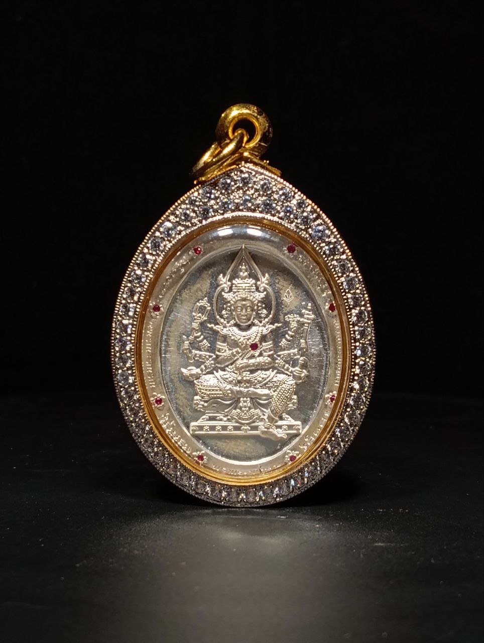 168四面神 纯银材质独立编号53(意大利金防水壳) | Jin Thai Fo Pai