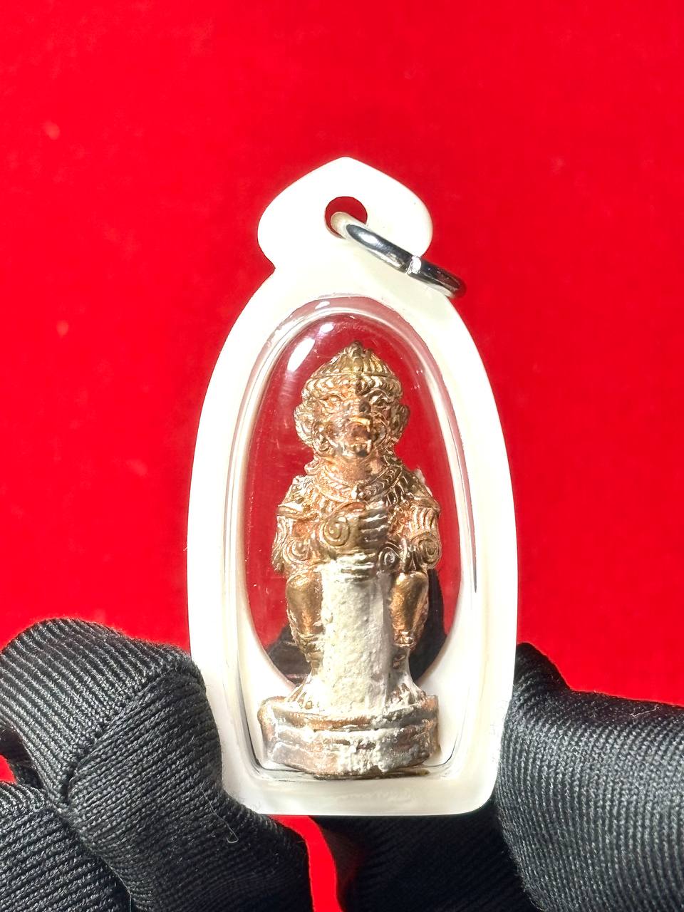 Jin Thai Fo Pai - 阿赞魏师傅加持的哈努曼小立尊红铜版金身