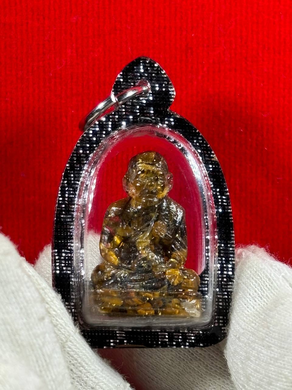 ARCHAN PRAYOOT啊赞芭玉水晶雕小金身龙婆托（实物1） | Jin Thai Fo Pai