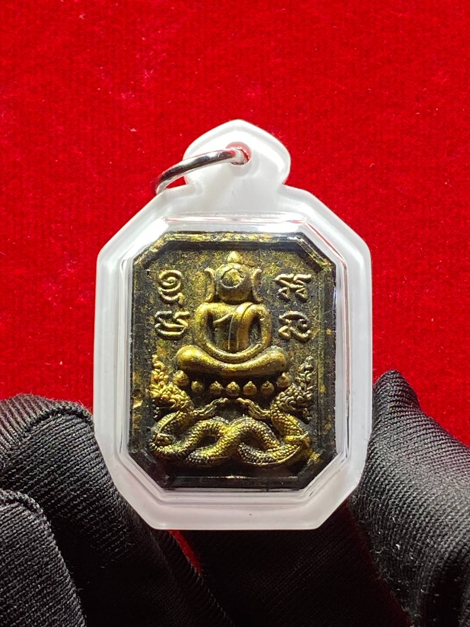 Phra Somdej Song Payanak Kuu 
崇迪骑双水龙佛牌 现物实拍 | Jin Thai Fo Pai