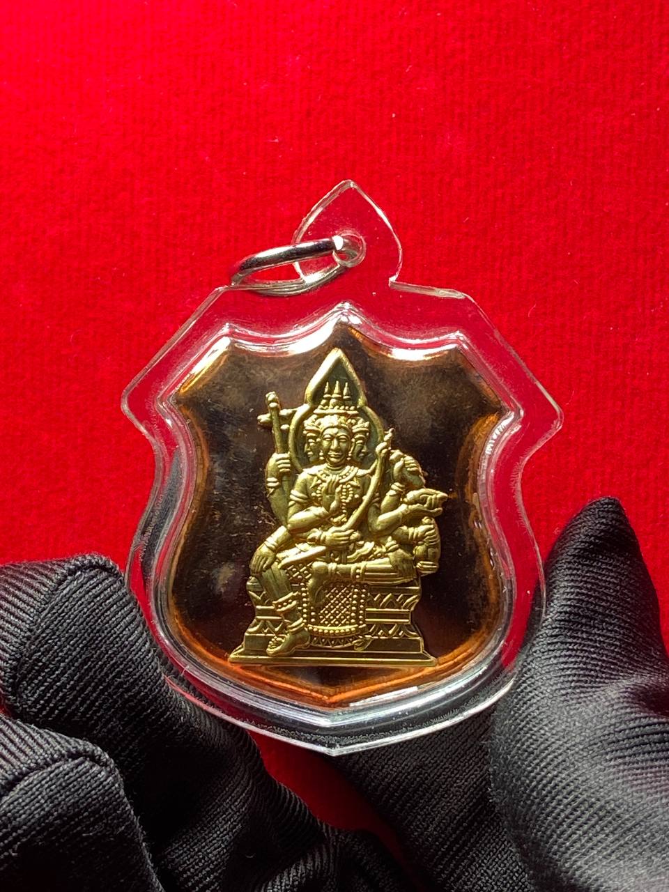 Jin Thai Fo Pai - LUANG PHOR WAN龙婆湾佛历2561四面佛（红铜盖镀金）