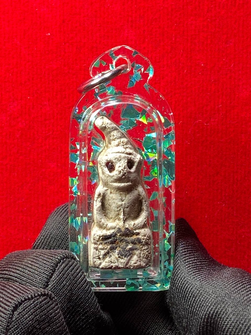 泰国素林府啊赞拜双师联合加持开光富裕帕罂（蒂芙尼蓝色箔片防水殼）
 | Jin Thai Fo Pai
