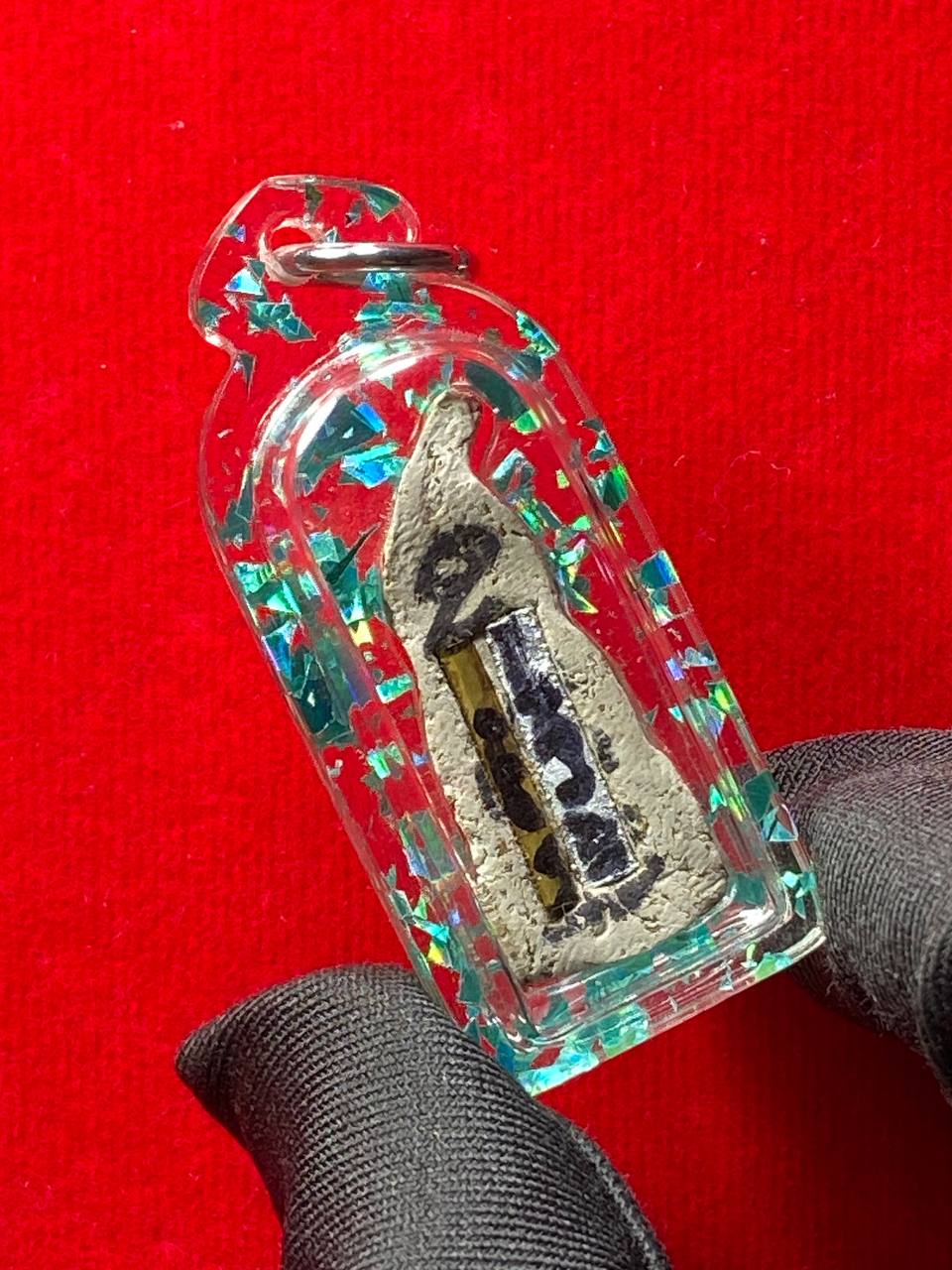 泰国素林府啊赞拜双师联合加持开光富裕帕罂（蒂芙尼蓝色箔片防水殼）
 | Jin Thai Fo Pai