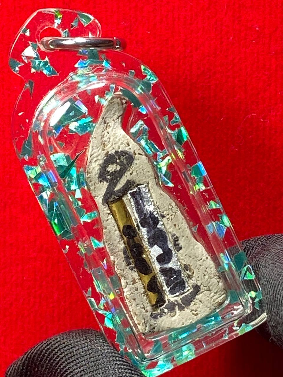 泰国素林府啊赞拜双师联合加持开光富裕帕罂（蒂芙尼蓝色箔片防水殼）
 | Jin Thai Fo Pai