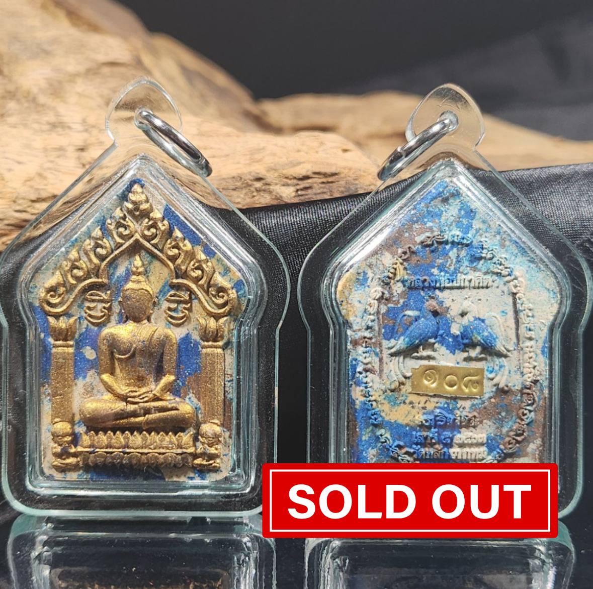 Jin Thai Fo Pai - LUANG PHOR PAKASIT SALIKA坤平（蓝金彩色版）
