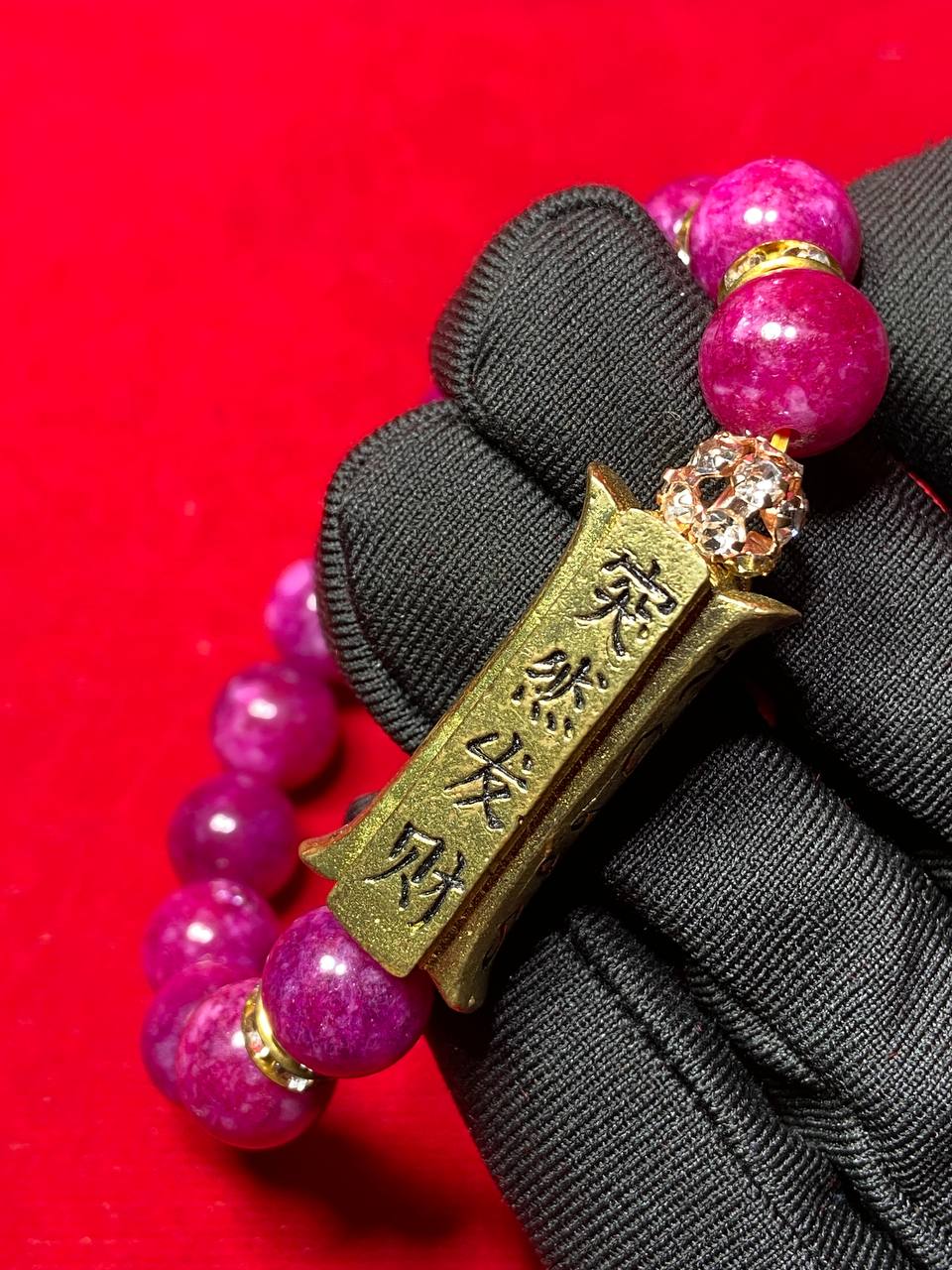 全能小棺材手链（紫粉色）现物实拍
 | Jin Thai Fo Pai
