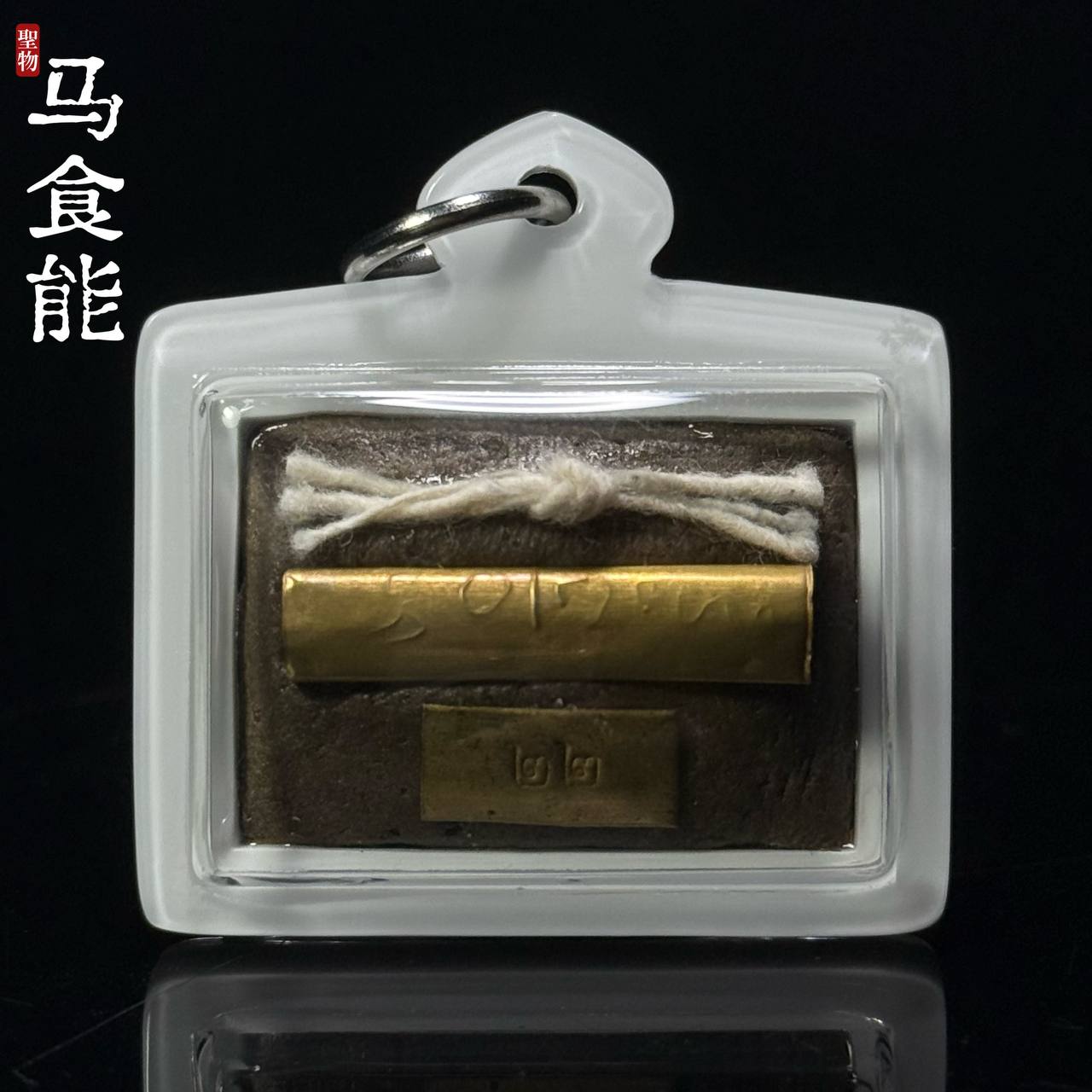 Por Noi Tan 马食能 Locket（Ma Sep Nang · 青底版） | Jin Thai Fo Pai