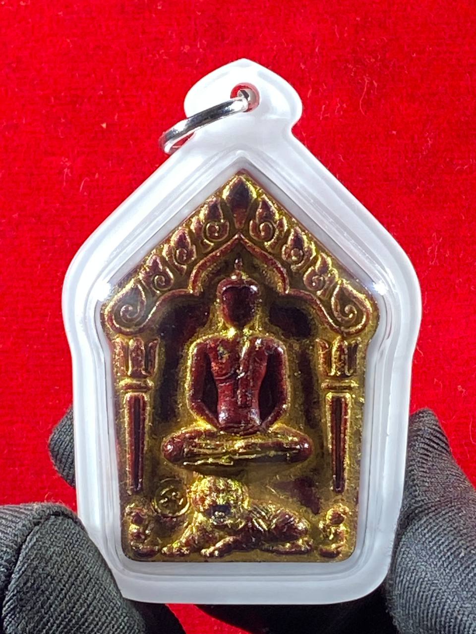 黎逸府Wat Ban Non Duea寺著名师父龙婆玛哈西拉（LP Mahasila）与阿赞布（Phra Ajarn Pu）联手督造【坤平吃睡虎 Phra Khun Phaen Suea Non Kin Model（高级Nam Lerk版）】
现物实拍 | Jin Thai Fo Pai