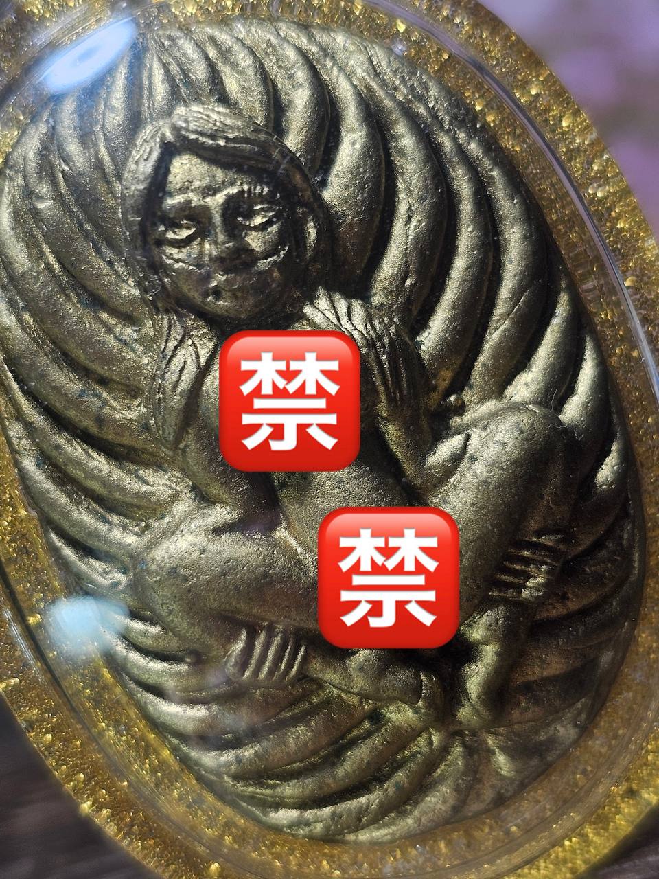 ARCHAN DAENG 阿赞殿 · 手工双面帕罂（依霸女神法相） | Jin Thai Fo Pai
